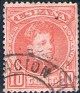 Spain 1901 Alfonso XIII 10 CTS Red Edifil 243. España 1901 243 u. Uploaded by susofe